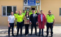 Pamukova Trafik Denetleme İstasyonunda nikah! Görev yerinde kıyılan nikahta "Evet" dediler