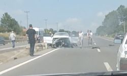 Karasu yolunda trafik kazası