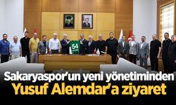 Sakaryaspor'un yeni yönetiminden Yusuf Alemdar'a ziyaret