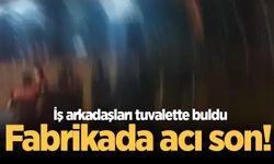 Çalıştığı fabrikanın tuvaletinde ölü bulundu!