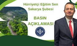 Hürriyetçi Eğitim Sen Sakarya Şubesi'nden yanan ormanlar için ağaçlandırma seferberliği