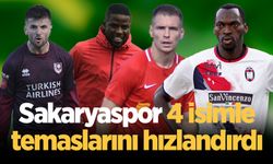 Sakaryaspor 4 isimle temaslarını hızlandırdı