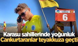 Karasu sahillerinde yoğunluk: Cankurtaranlar teyakkuza geçti