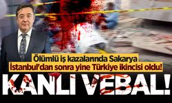 Ölümlü iş kazalarında Sakarya, İstanbul'dan sonra yine Türkiye ikincisi oldu!