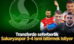 Transferde seferberlik: Sakaryaspor 3-4 ismi bitirmek istiyor