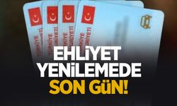 Ehliyet yenilemede 31 Temmuz son gün