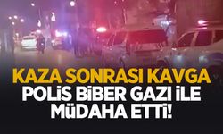 Kaza sonrası kavga çıktı