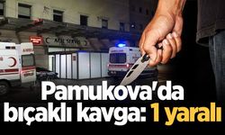Pamukova'da bıçaklı kavga: 1 yaralı