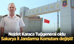 Sakarya İl Jandarma Komutanı değişti! Nejdet Karaca Tuğgeneral oldu
