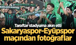 Taraftar Sakarya Atatürk Stadyumuna akın etti! İşte Sakaryaspor-Eyüpspor maçından fotoğraflar