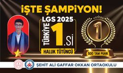 LGS'de bir Türkiye Birinciside Hendek'ten