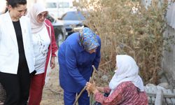AK Parti Genel Merkez Kadın Kolları Başkanı Ercan'dan yangın mağdurlarına destek ziyareti