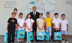 Gazze hareketiyle gönülleri fetheden minikler Yusuf Alemdar’ın misafiri oldu