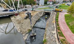 Çevre ve su sağlığı için dere ıslah çalışmaları devam ediyor