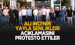 Ali İnci'ye protesto