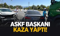 ASKF Başkanı kaza yaptı