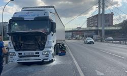 Seyir halindeki tırda yangın