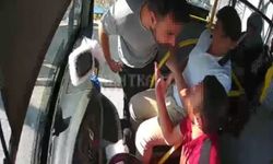 Halk otobüsü şoförüne "Neden baktın?" tehdidi kamerada