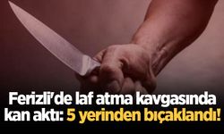 Ferizli'de laf atma kavgasında kan aktı: 5 yerinden bıçaklandı!
