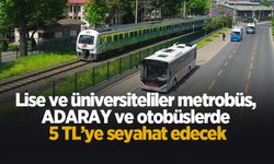 Sakarya’da lise ve üniversiteliler 5 TL’ye seyahat edecek