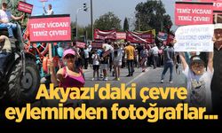 Akyazı'daki çevre eyleminden fotoğraflar...