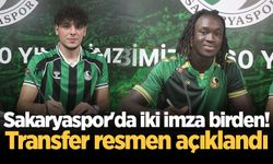 Sakaryaspor'da iki imza birden! Transfer resmen açıklandı