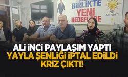 Hendek'te yayla şenliği krizi