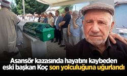 Asansör kazasında hayatını kaybeden eski başkan Koç son yolculuğuna uğurlandı