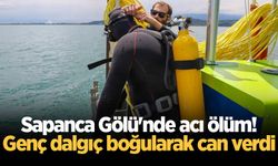 Sapanca Gölü'nde acı ölüm! Genç dalgıç boğularak can verdi