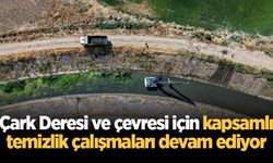 Çark Deresi ve çevresi için kapsamlı temizlik çalışmaları devam ediyor