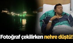 Fotoğraf çekilirken nehre düştü!
