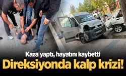 Direksiyon başında kalp krizi geçirip kaza yapan sürücü hayatını kaybetti