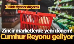 Zincir marketlere Cumhur Reyonu geliyor! 81 ilde geçerli olacak, ürünlerin fiyatları bir anda düşecek