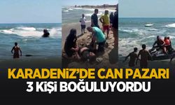 Şişme bot alobora oldu; 3 kişi boğulmaktan son anda kurtarıldı