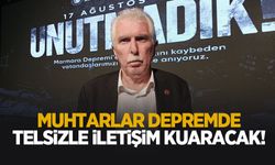 Depremde kesintisiz iletişim için telsiz projesi
