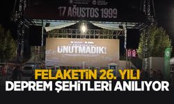17 Ağustos Depremi'nin 26. yılı; Anma programı