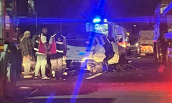 Yola çıkan domuz kazaya neden oldu: 5 yaralı