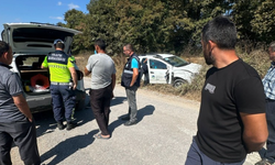 SASKİ ekibi kaza yaptı