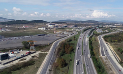 Otoyolda çalışma uyarısı