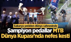 Sakarya yeniden dünya sahnesinde: Şampiyon pedallar MTB Dünya Kupası’nda nefes kesti