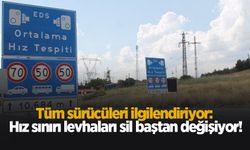 Hız levhaları değişiyor; Resmi gazetede yayımlandı