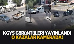 Şehirdeki kazalar kamerada