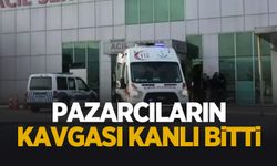 Pazarcıların kavgasında bir kişi bıçaklandı