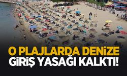 3 plajda denize girme yasağı kaldırıldı