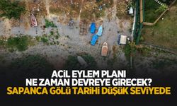 Sapanca Gölü hızla çekiliyor; Acil eylem planı devreye alınmadı!