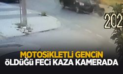 Motosikletli genç ölmüştü; Kaza anı kamerada