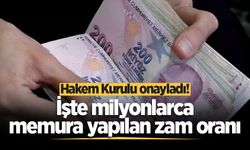 Hakem Kurulu onayladı! İşte milyonlarca memura yapılan zam oranı