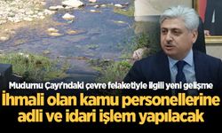 Mudurnu Çayı'ndaki çevre felaketiyle ilgili yeni gelişme! İhmali olan kamu personellerine adli ve idari işlem yapılacak