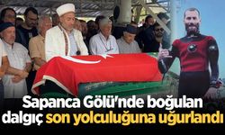 Sapanca Gölü'nde boğulan dalgıç son yolculuğuna uğurlandı