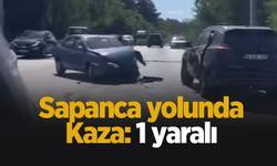 Sapanca yolunda kaza
